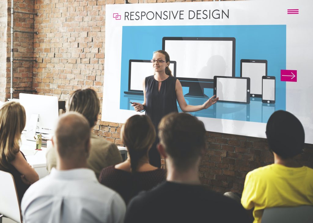 Responsive Website Design Layout Concept